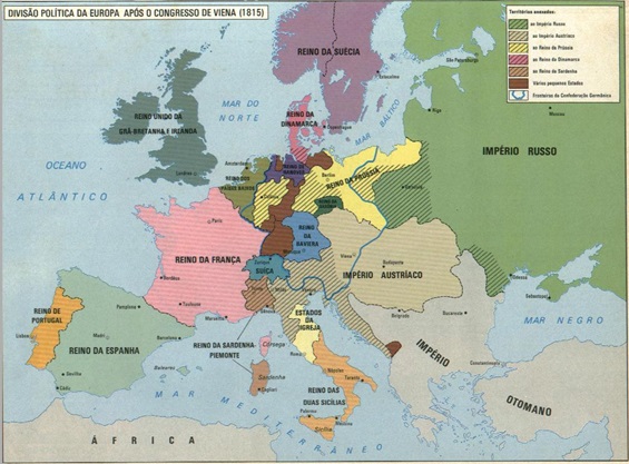 Divisão-política-da-Europa-após-o-Congresso-de-Viena